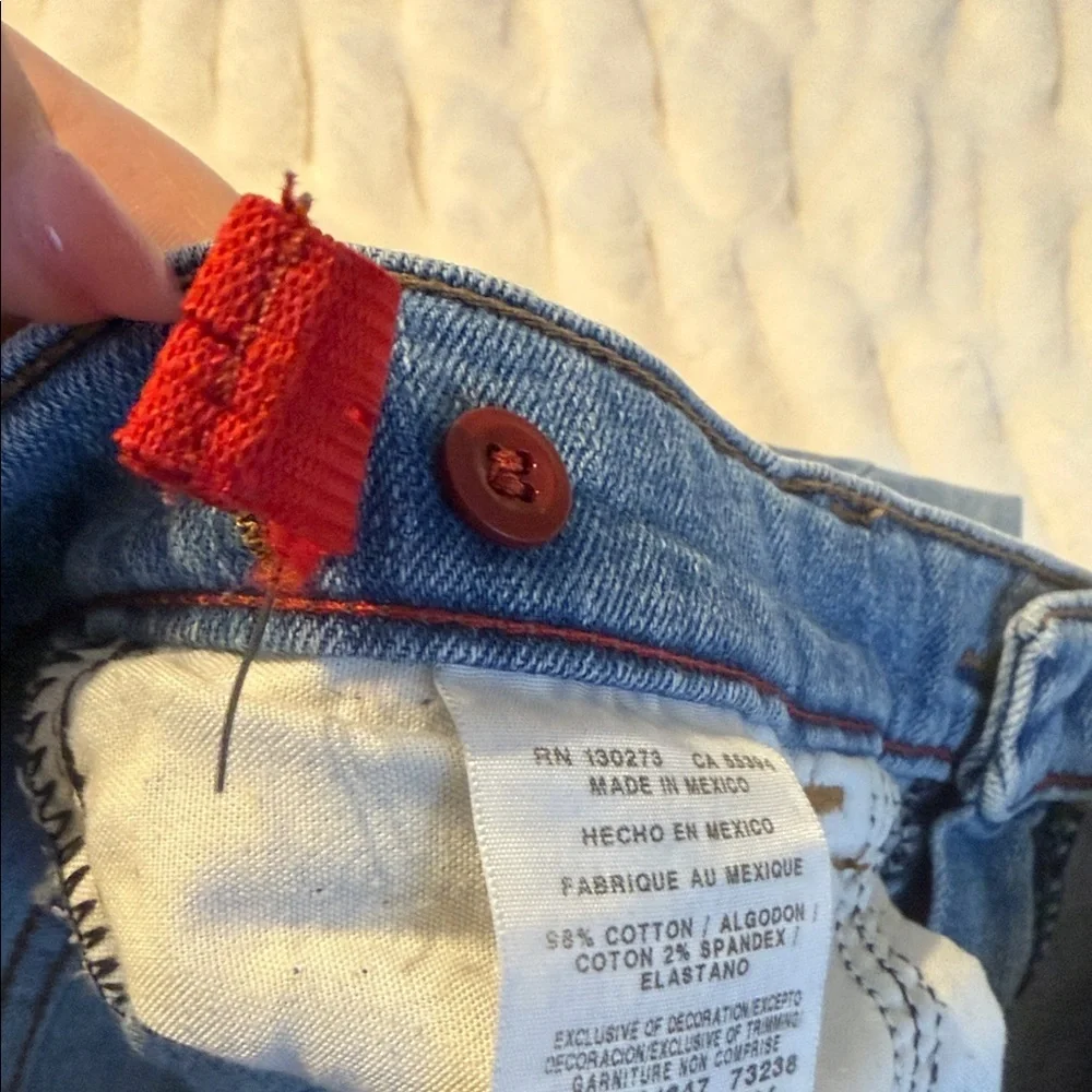 Levi's Classic Straight Leg Wrangler Denim Jeans C3 SIZE 10 HUSKY